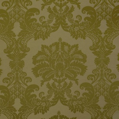 Mitchell Fabrics Columbus Sage in 1411 Green Polyester Fire Rated Fabric Classic Damask  NFPA 701 Flame Retardant   Fabric
