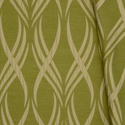 Mitchell Fabrics Gallantry Apple in 1408 Green Multipurpose Polyester Fire Rated Fabric Circles and Swirls Classic Damask  NFPA 701 Flame Retardant   Fabric