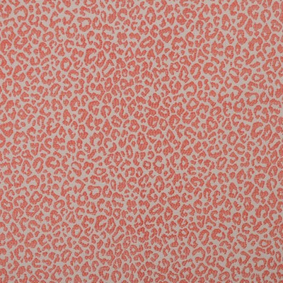 Mitchell Fabrics Mali Coral in 1602 Orange Rayon  Blend Fire Rated Fabric Animal Print  NFPA 701 Flame Retardant   Fabric