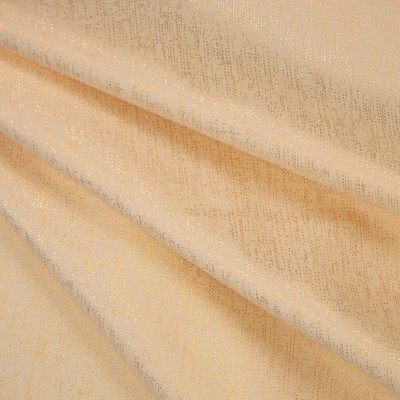 Mitchell Fabrics Senegal Pearl Gold in 1602 Beige Viscose  Blend Solid Color Linen  Fabric