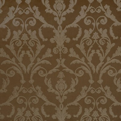 Mitchell Fabrics Jenkins Toffee in 1605 Brown Modern Contemporary Damask   Fabric