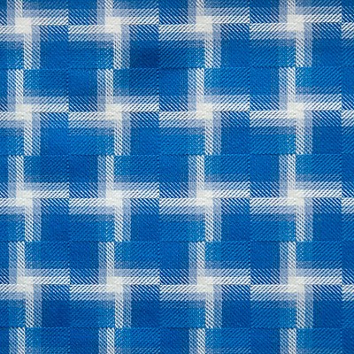 Scalamandre Plainting Denim Blue LA GRANDE KERMESSE A9 00010189 Blue Upholstery COTTON COTTON