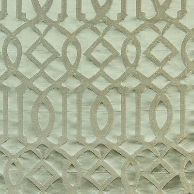 Scalamandre Master Trellis Fog OPTIMIST A9 00021870 Grey Multipurpose LINEN  Blend Lattice and Fretwork  Fabric
