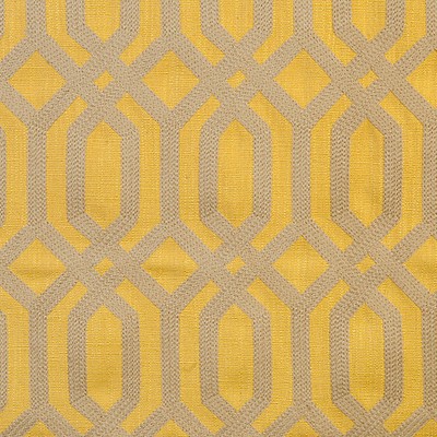 Scalamandre Trellis Addiction Sahara Sun OPTIMIST A9 00031863 Yellow Upholstery VISCOSE  Blend