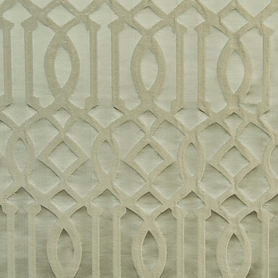 Scalamandre Master Trellis Taupe OPTIMIST A9 00031870 Brown Multipurpose LINEN  Blend Lattice and Fretwork  Fabric