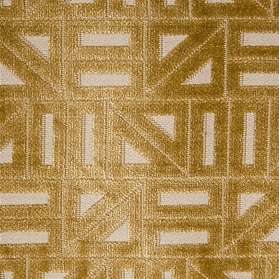 Scalamandre Miter Golden Yellow MYSTIC & CHIC A9 00041968 Gold Upholstery VISCOSE  Blend