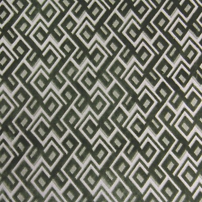 Scalamandre Anni Jacquard Velvet Green Linen INVICTA A9 0004ANNI Green Upholstery VISCOSE  Blend Contemporary Diamond  Contemporary Velvet  Fabric