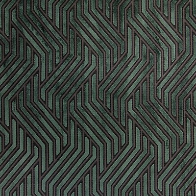 Scalamandre Modernist Jacquard Velvet Moss Green INVICTA A9 0004MODE Brown Upholstery VISCOSE  Blend Geometric  Patterned Velvet  Contemporary Velvet  Fabric