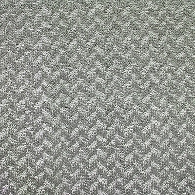 Scalamandre Blessed Misty Gray BLOOM A9 0005BLES Grey Upholstery POLYESTER|46%  Blend Zig Zag  Fabric