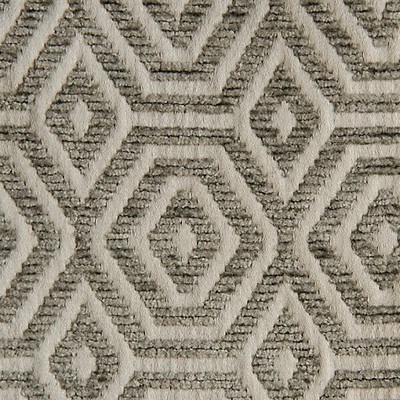 Scalamandre Geometric Drops Castle Gray AMAZINK A9 0008GEOM Grey Upholstery VISCOSE  Blend Geometric  Contemporary Diamond  Fabric