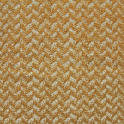 Scalamandre Blessed Sunflower BLOOM A9 0012BLES Yellow Upholstery POLYESTER|46%  Blend Herringbone  Zig Zag  Fabric
