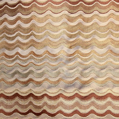 Old World Weavers New Wave Glacial ISLAND ESCAPES AB 00056512 Upholstery SILK SILK Striped Silk  Wavy Striped  Fabric