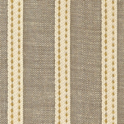 Scalamandre Barbate Mustard Flax ALTEA B8 0006BARB Gold Multipurpose LINEN  Blend Sheer Linen  Extra Wide Sheer  Checks and Striped Sheer  Fabric