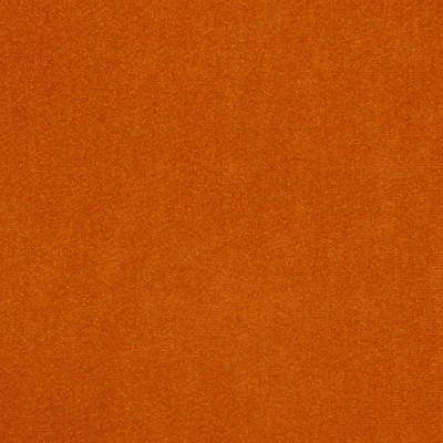 Scalamandre Jimena Pumpkin Jimena B8 0008JIME Orange Upholstery POLYESTER POLYESTER Solid Velvet  Fabric