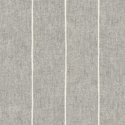 Scalamandre Algar Charcoal ALTEA B8 0010ALGA Grey Multipurpose RECYCLED  Blend Striped Linen  Extra Wide Sheer  Checks and Striped Sheer  Fabric