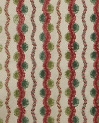 Lavina Squiggle Raspberry Leaf by  Old World Weavers 