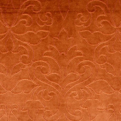 Scalamandre Classic Velvet Pumpkin COLLEZIONE ITALIA CH 02030662 Upholstery POLYESTER POLYESTER