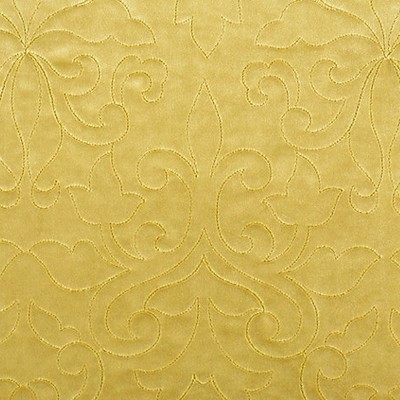 Scalamandre Classic Velvet Sun Gold COLLEZIONE ITALIA CH 02140662 Yellow Upholstery POLYESTER POLYESTER