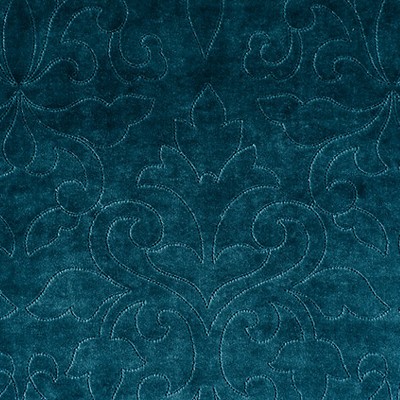 Scalamandre Classic Velvet Teal COLLEZIONE ITALIA CH 02290662 Green Upholstery POLYESTER POLYESTER