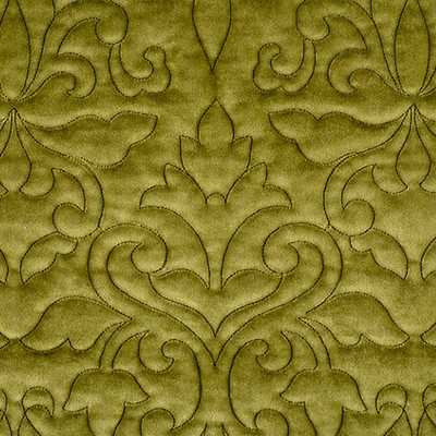 Scalamandre Velbrode Avocado COLLEZIONE ITALIA CH 05240655 Green Upholstery POLYESTER POLYESTER