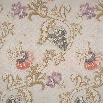 Scalamandre Rocaille Multi On Ivory COLONY FABRIC CL 000126721 Multi Upholstery COTTON  Blend