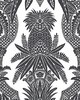 Scalamandre Wallcoverings EAST INDIA BIANCO / NERO