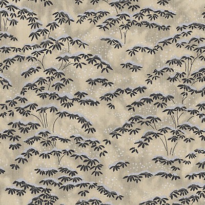 Scalamandre Wallcoverings Sagano Beige CL 0001WP36397 Brown  Asian and Oriental Chinoiserie 
