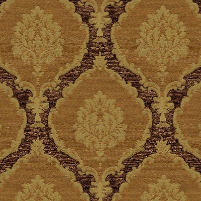 Scalamandre Ecussons Bronze COLONY FABRIC CL 000226722 Gold Upholstery VISCOSE  Blend