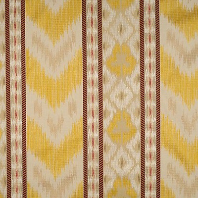 Scalamandre Ungherese Rigato Multi Golds  Taupes COLONY FABRIC CL 000326416 Yellow Upholstery COTTON  Blend
