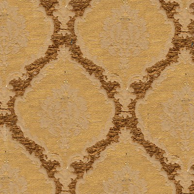Scalamandre Ecussons Gold COLONY FABRIC CL 000326722 Gold Upholstery VISCOSE  Blend