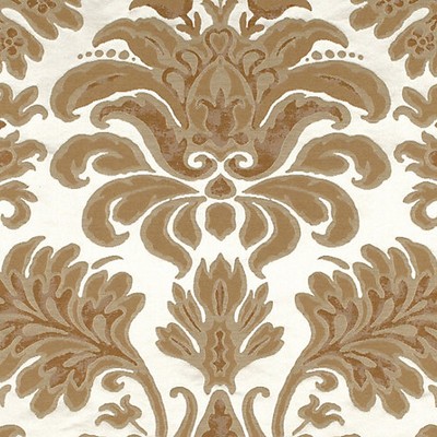 Scalamandre Villa Torlonia Magnus Nocciola COLONY FABRIC 2023 CL 000336462 Multipurpose SPUN  Blend Classic Damask  Fabric