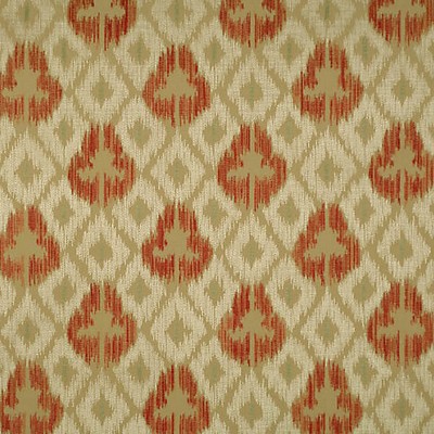 Scalamandre Ungherese Allover Multi Reds  Taupes COLONY FABRIC CL 000426417 Red Upholstery COTTON  Blend