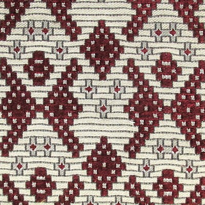 Scalamandre Samarcanda Rosso  Ocra COLONY FABRIC CL 000436406 Red Upholstery COTTON  Blend