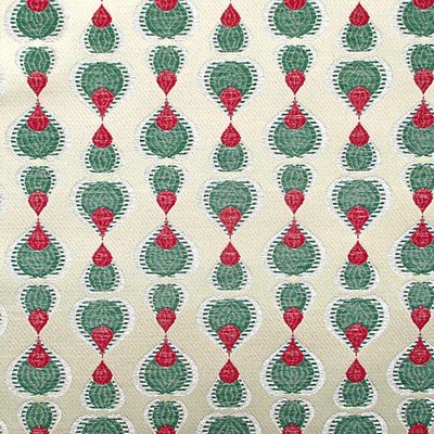 Scalamandre Clessidre Rosso COLONY FABRIC 2021 CL 000536449 Red Upholstery VISCOSE  Blend Abstract  Fabric