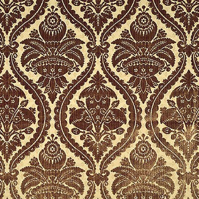Scalamandre Gran Conde Brun COLONY FABRIC CL 000626713 Brown Upholstery SILK  Blend
