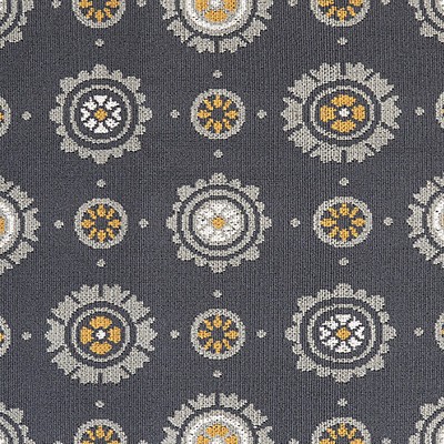 Scalamandre Scanno Antracite COLONY FABRIC CL 000626967 Grey Upholstery COTTON  Blend