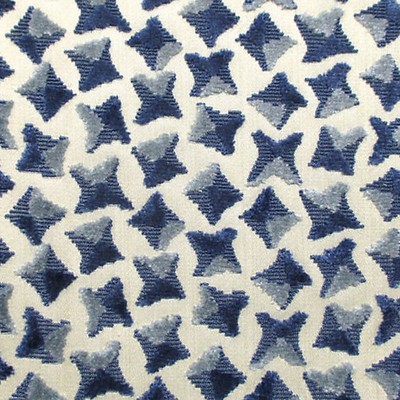 Scalamandre Coriandoli Blu COLONY FABRIC CL 000636404 Blue Upholstery VISCOSE  Blend