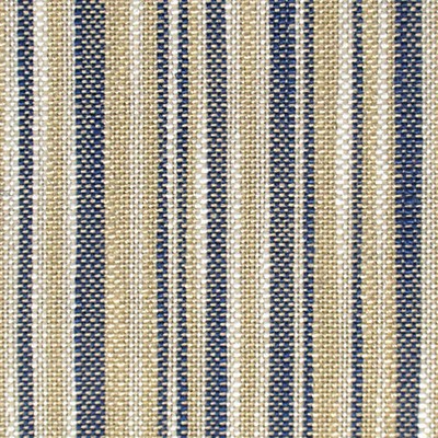 Scalamandre Bukhara Blu COLONY FABRIC CL 000736403 Blue Upholstery LINEN|32%  Blend Small Striped  Striped  Fabric