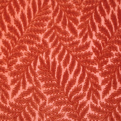 Scalamandre Canova Fougere Paprika COLONY FABRIC 2017 CL 000736423 Red Upholstery MOHAIR  Blend