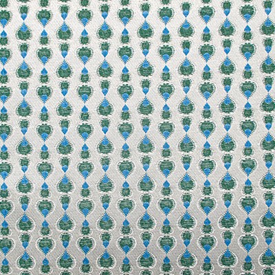 Scalamandre Goccioline Azzurro COLONY FABRIC 2021 CL 000836450 Blue Upholstery VISCOSE  Blend Abstract  Fabric
