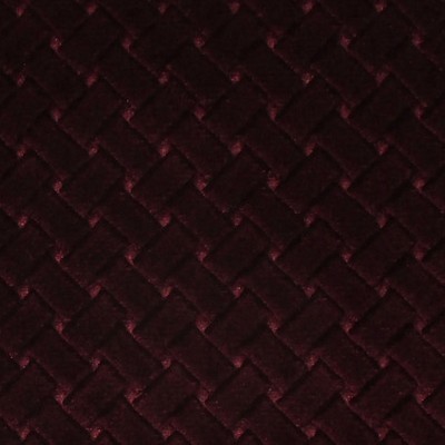 Scalamandre Argo Canestrino Bordeaux COLONY FABRIC 2019 CL 001236433 Red Upholstery COTTON COTTON