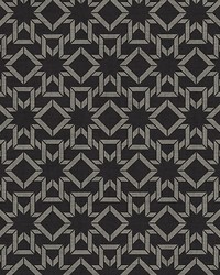 Zisa Wallpaper Nero by  Scalamandre Wallcoverings 