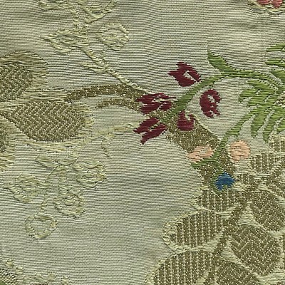 Old World Weavers Soierie Lampas Ii Candlelight CLASSICS DF 00011311 Beige COTTON|17%  Blend Floral Silk  Fabric