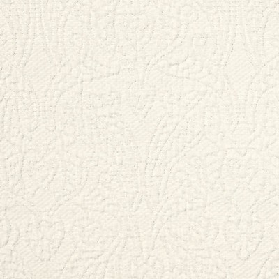 Old World Weavers Piquet Leaf Cream Beige Multipurpose VISCOSE  Blend