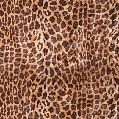 Old World Weavers Leopard Brown  Black F0 00015507 Brown Upholstery LINEN  Blend