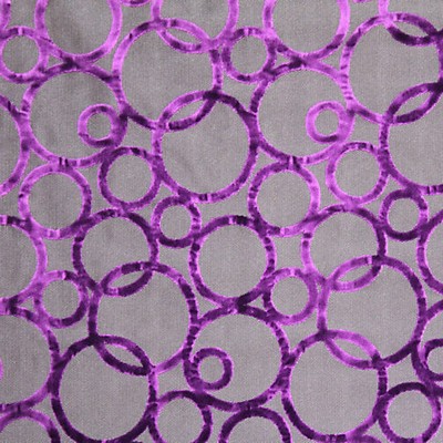 Old World Weavers Velluto Cerchio Violet F3 00037001 Purple Upholstery VISCOSE  Blend