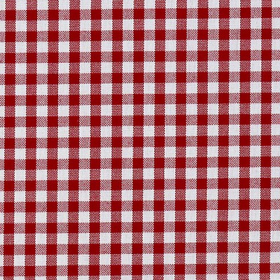 Old World Weavers Poker Check Red POKER STRIPES & PLAIDS F3 00113018 Red Upholstery COTTON  Blend