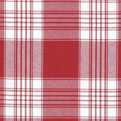 Old World Weavers Poker Plaid Red POKER STRIPES & PLAIDS F3 00113020 Red Upholstery POLYESTER  Blend