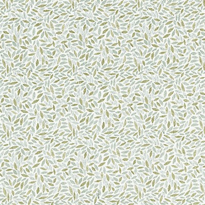 Grey Watkins Meadow Embroidery Spring Rain BREEZE COLLECTION GW 000127207 Green COTTON|37%  Blend Leaves and Trees  Fabric