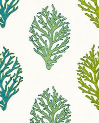 Coral Reef Embroidery Seagrass by   